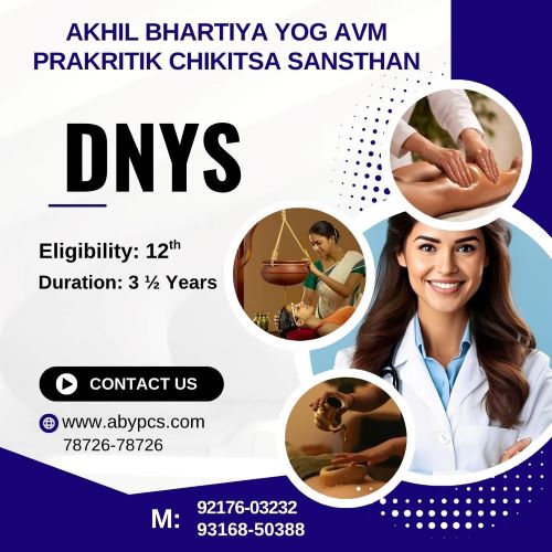 Diploma in Naturopathy & Yogic Science (DNYS): Integrating Natural Healing with Modern Lifestyle