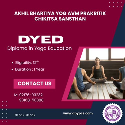 Diploma in Yoga Education (DYED): Transform Your Life and Career in Just One Year