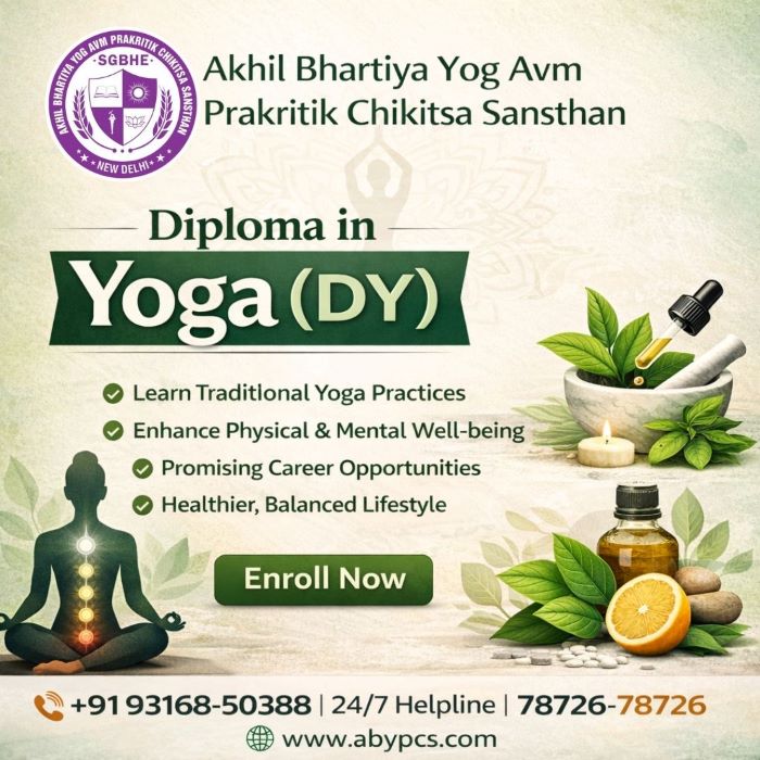 12th Ke Baad Best Career Option: Diploma in Yoga (DY) Course Guide