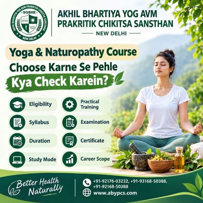 Yoga & Naturopathy Course Choose Karne Se Pehle Kya Check Karein?